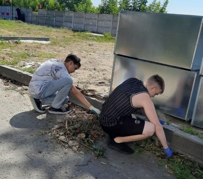 Работа в трудовом лагере.